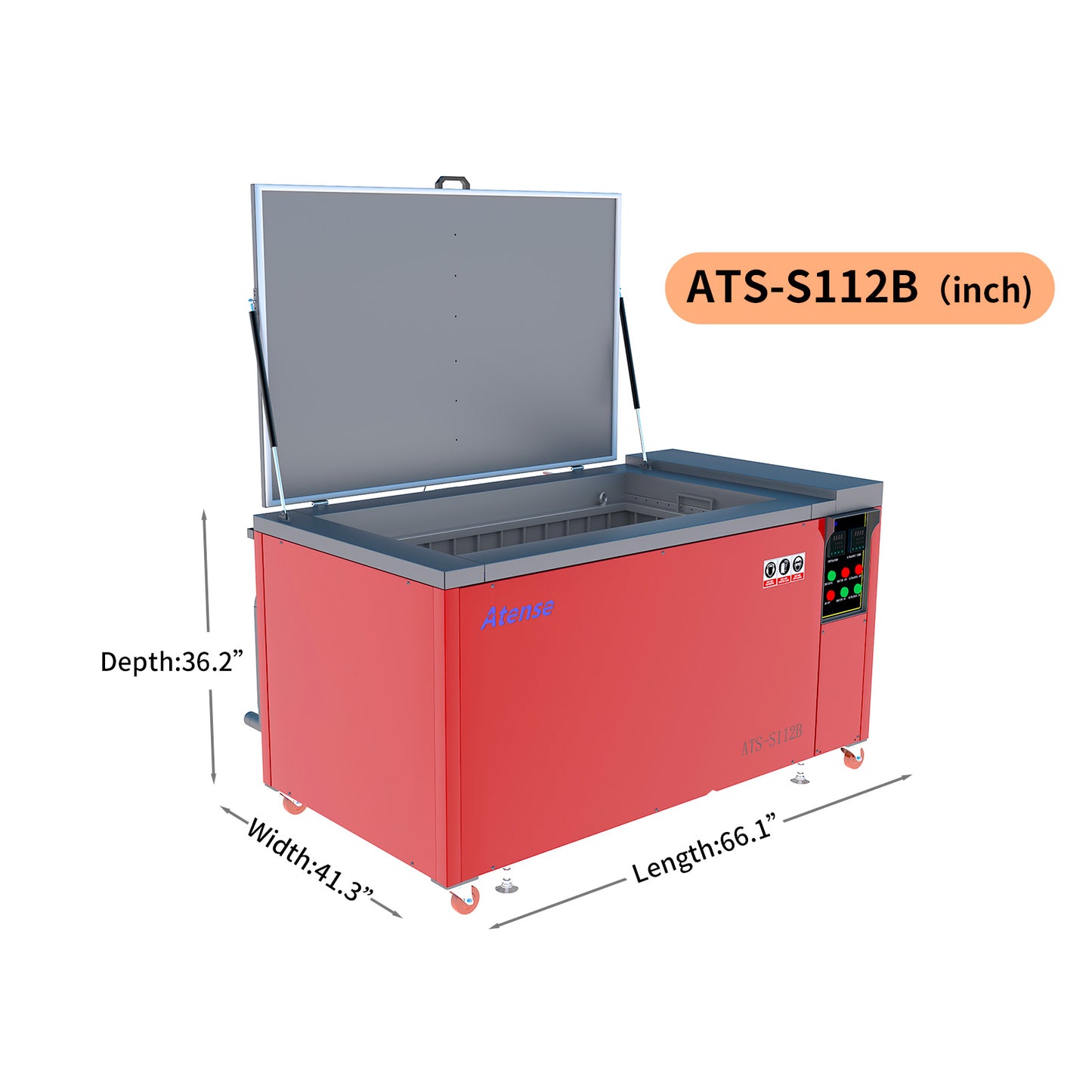 113Gal/430L Ultrasonic Cleaner Large Capacity 208-230V 3Ph with Digital Heater Timer, S112B, Professional Industrial Ultrasonic Washing for Heavy-Duty Parts Auto Parts Tools
