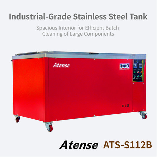 113Gal/430L Ultrasonic Cleaner Large Capacity 208-230V 3Ph with Digital Heater Timer, S112B, Professional Industrial Ultrasonic Washing for Heavy-Duty Parts Auto Parts Tools
