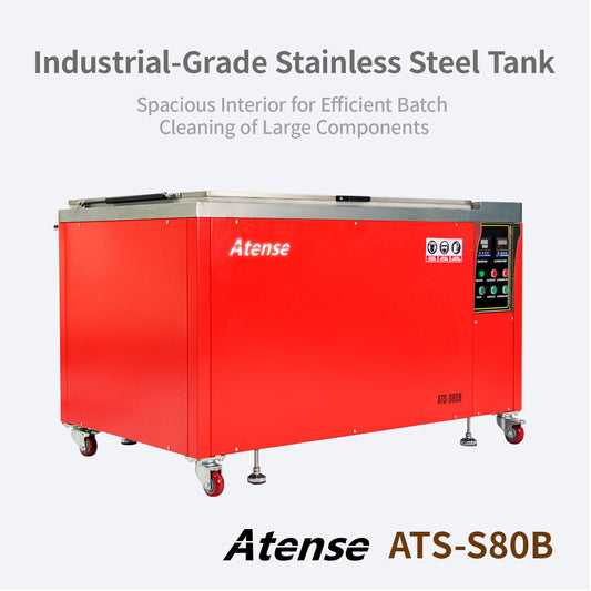 81Gal/306L Ultrasonic Cleaner Large Capacity 208-230V 3Ph with Digital Heater Timer, S80B, Professional Industrial Ultrasonic Washing for Heavy-Duty Parts Auto Parts Tools